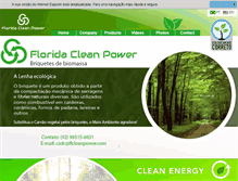 Tablet Screenshot of flcleanpower.com